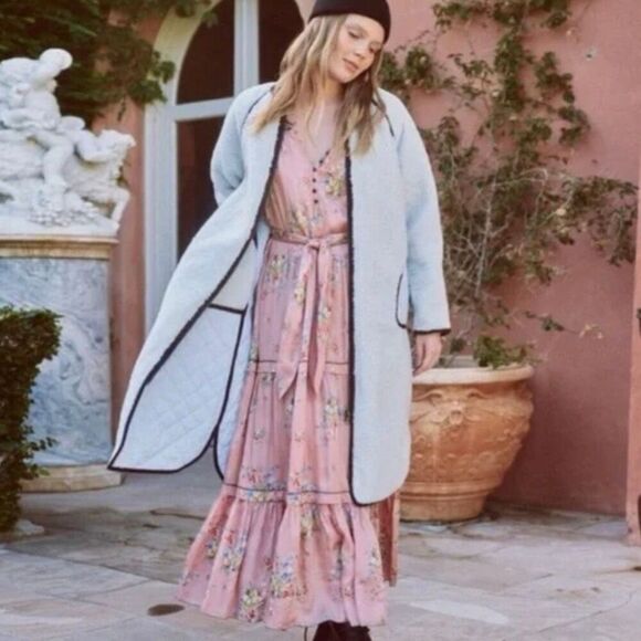 NWOT The Great. Sachet Dress in Cherry Blossom Size 1 US S - Picture 2 of 12